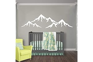 Mountains Nursery Wall Decal: Enhance Your Baby's Room with Adventure