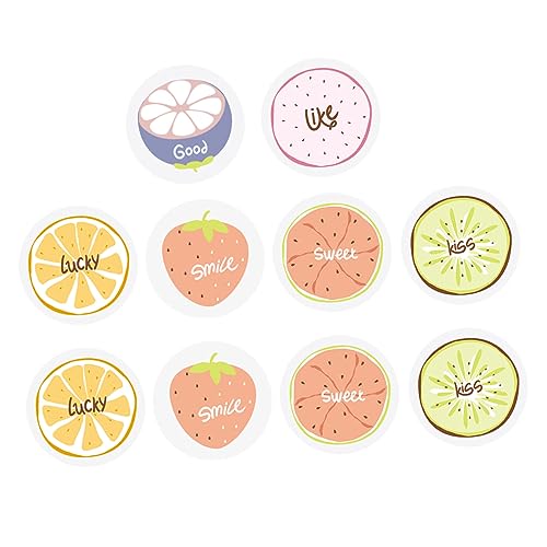 FRCOLOR 10piezas Gorro De Ducha De Frutas De Estampado De Frutas Incluye Mangostán Pitaya Sandías Naranjas y Para Ducha Para Adultos