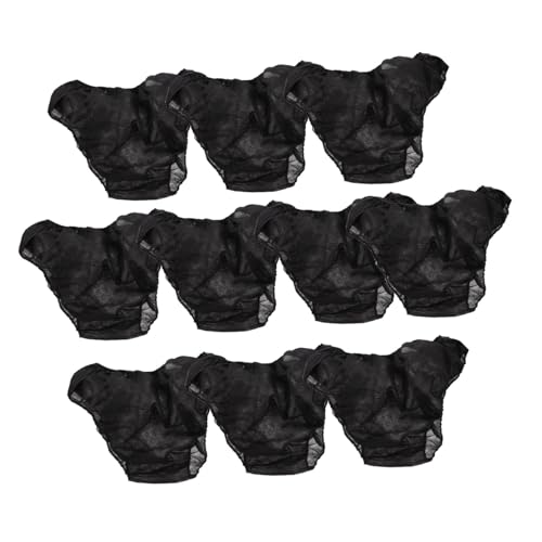 ROMISBABA 10Piezas Bragas Desechables para Mujer Ropa Interior de Tela No Tejida para Spa y Cómodas y Portátiles