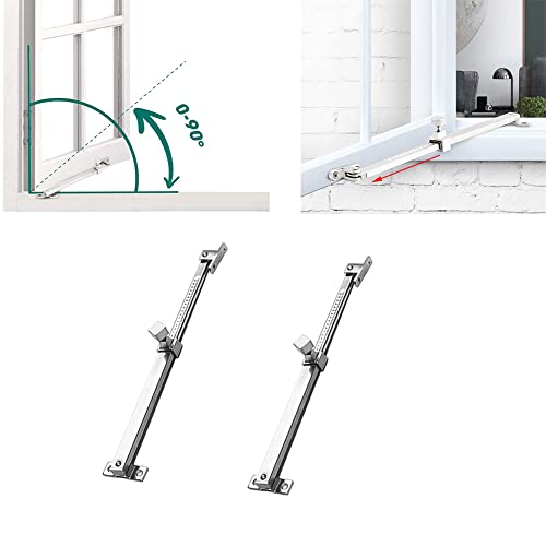 Loong Reform 335mm Casement Window Stay Stainless Steel Security Window Latches Adjustable...