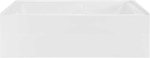 Vista 65 de Swiss Madison Well Made Forever SM-AB540MB Voltaire - Bañera de alcoba con faldón, 60 x 30 pulgadas, negro mate Mate negro