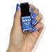 LONDONTOWN lakur Nail Polish - Chip-Resistant, Non-Toxic, Conditions & Hydrates Nails Glossy Azure Blue, Poolside Dream, .40 fl oz