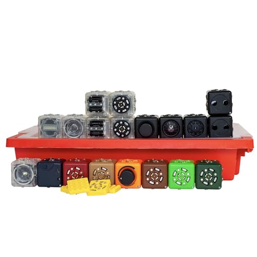 CUBELETS Modular Robotics Boundless Builder Pack for Science Engineering Kits with 19 Robot Cubes - STEM...