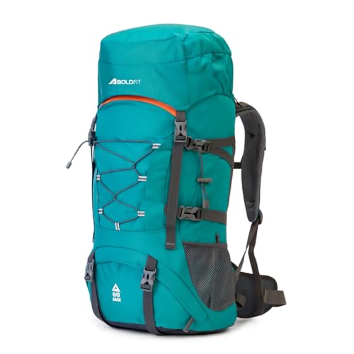 Boldfit Rucksack Bag 60 Litres Trekking Bag Travel Backpack For M...