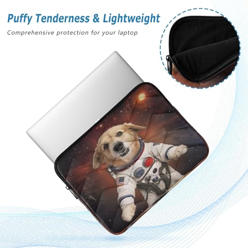 Funda para portátil Space Astronaut Dog 13-14 pulgadas miniatura 5