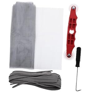 Angoily 4Q512 Fenstergitter-Ersatzset Light Grey