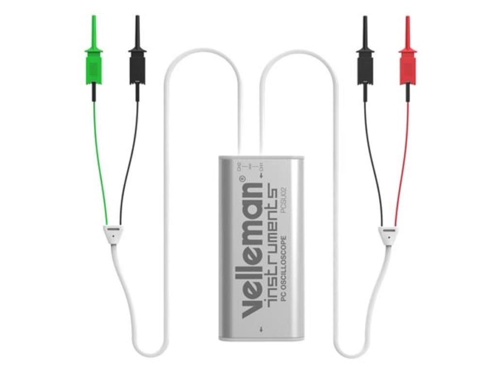Velleman Mini-PC-Oszilloskop, 2 Kanäle, mit USB-Anschluss