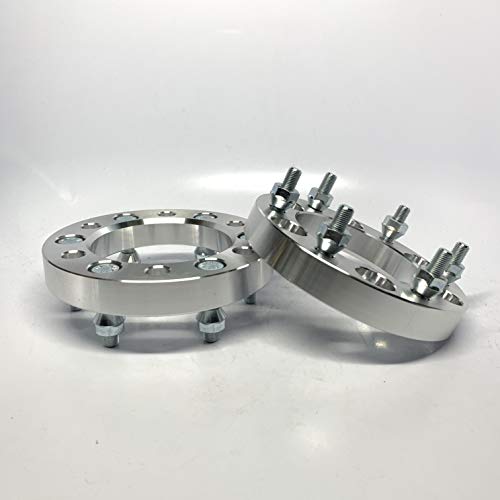 Customadeonly 2 Pieces 1" 25Mm Wheel Spacers Bolt Pattern 6X5.5 To 6X5.5 6X139.7 Center Bore 108Mm Thread Pitch 7/16" Studs #TOP3