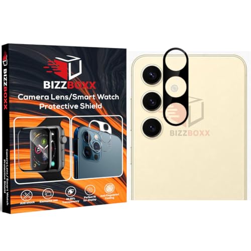 Image of Premium 3D Look Camera Lens Protector Compatible with Samsung Galaxy S24 5G | Camera Tempered Glass | 9H Hardness | With Easy Installation Kit (Pack of 1)