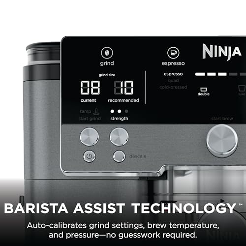 Image of Ninja Luxe Cafe Premier Espresso & Rapid Cold Brew, Gunmetal, ES601GM