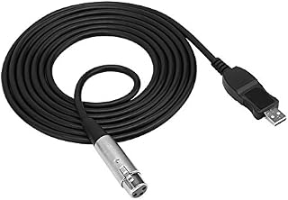 2.8M/9.2Ft XLR Female to USB 2.0 Cable 3 Pin Microphone Link Cable Adapter Converter Studio Audio Connector Cords,TV Video Home Audio