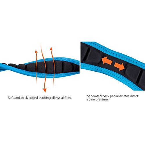 Pro Tec Nls310Mtb 22" "Less-Stress Ballistic Neoprene Sax Neck Strap With Coated Metal Snap, Teal Blue #TOP3
