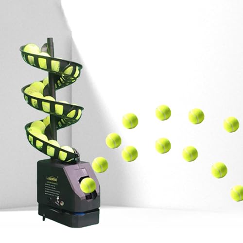 Macchina automatica per servire palline da tennis, capacità di 33 palline, telecomando per pratica e allenamento professionale