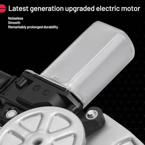 Image of BDFHYK 751-621 Power Window Regulator with Motor Front Left Compatible with Honda Fit 2009-2014