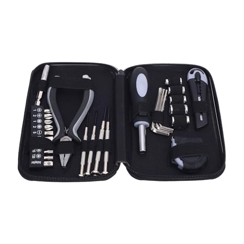 Kit básico de herramientas FTVOGUE con cinta métrica y estuche