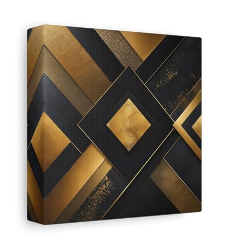 Tableau geometrique au-dessus du canape pour creer un salon chic