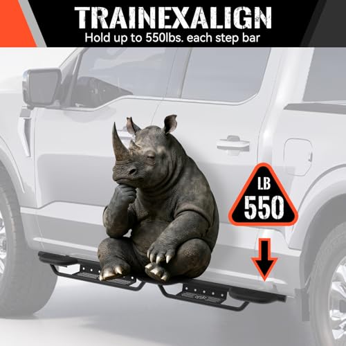 Estribos para Ford F150 F250 F350 F450 F550 2015-2025 miniatura 3