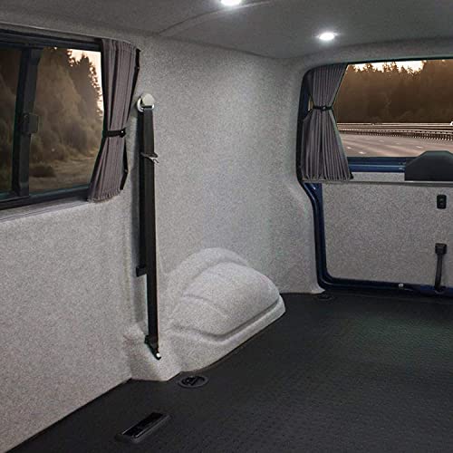 KARAT Filzstoff - Bastelfilz - Bespannstoff Kfz Filz Stoff für Auto Innenraumverkleidung Bezugsstoff Meterware Nadelfilz Camper ausbau Wohnmobil Filz Auto Innenausbau Superflex Grau 200 x 100 cm