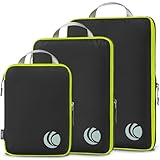 Organisation et gain de place ： Les organisateur de sac sont un accessoire de voyage essentiel pour les sacs à dos, les bagages et les valises. Il est pratique d'organiser et de trier vos articles dans des cubes de différentes tailles. Vous pouvez remplir le petit avec vos chaussettes, vos sous-vêtements et votre maillot de bain, mettre plusieurs tee-shirts dans le moyen et utiliser le grand pour les pantalons, les shorts et les leggings.