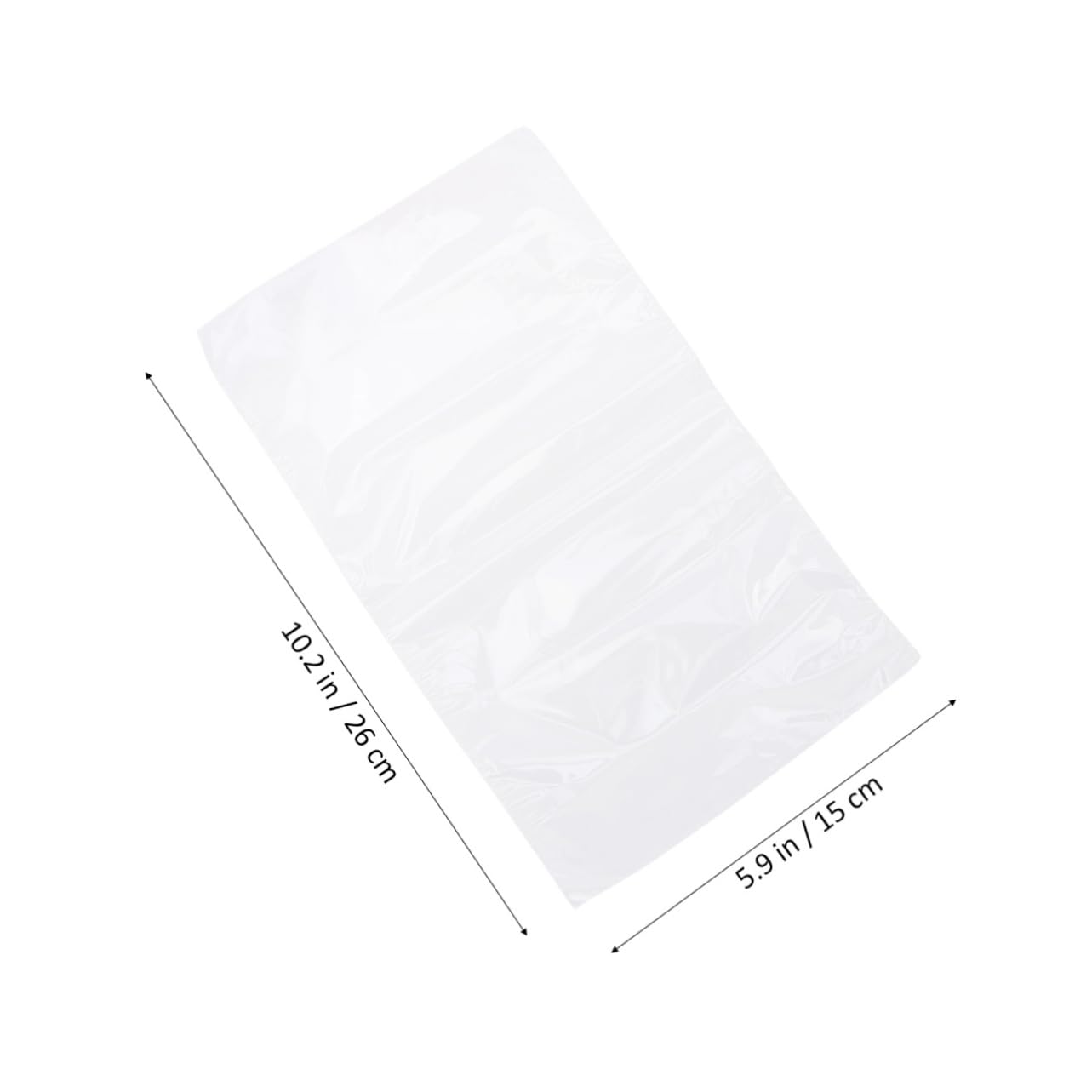 TIDTALEO DIY Craft Essential 200 Pcs Heat Shrink Wrap Bags High Shrinkage Rate for Soap Wrappers Cellophane (15x26)