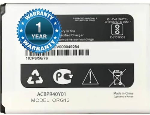 Image of THE BATTERY STORE Original ACBPR40Y01 Battery for yureka yu aace 5014 Battery with 1 Year Warranty**** (NN256)