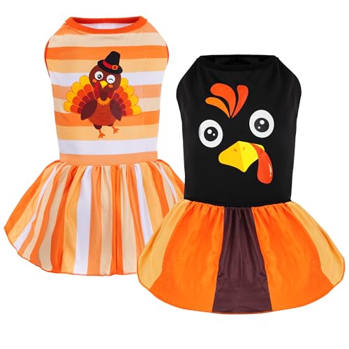 Disfraz de Pavo para Perro X-Small 2 Pack