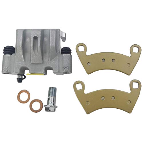 Image of M MATI Front Left Brake Caliper with Pads without Mounting Bracket for Polaris Ranger 4X4 500 EFI 570 4X4 700 /800 900 902D 1000 HST RZR 4 800 900 1000 XP /XP 4 /S4 RS1 GEM GENERAL 1000 Pro XD 1911283