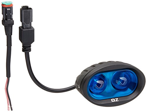 OZ-USA FR Series 4" High Output Oval Forklift Light 10w Blue LED Spot Beam Warehouse Safety Warning Lamp Spot Offroad Motorcycle SUV ATV Outdoor Garden Lighting Race 12V 48V