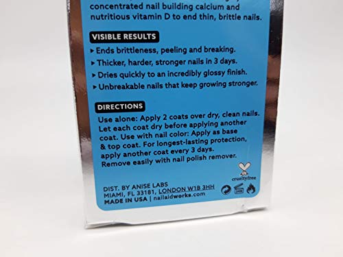 NAIL-AID Calcium Extra Strength Builder Hardener 0.55 Fluid Ounce - Thumbnail 4