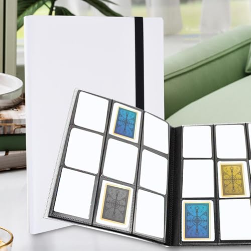 Tarjetero compacto contra el deterioro que ordena tu carpeta de tarjetas de intercambio 8