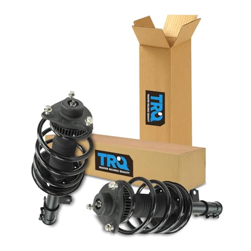 Image of TRQ Front Driver and Passenger Side Strut and Spring Assembly Set Loaded | For 10-13 Kia Forte 10-13 Forte Koup