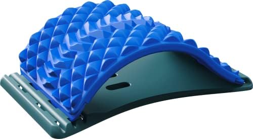 LTUMHGCR Back Stretcher, Back Cracker for Lower Back Pain Relief, Multi-Level Adjustable Spine Board for Herniated Disc, Sciatica, Scoliosis (Blue)