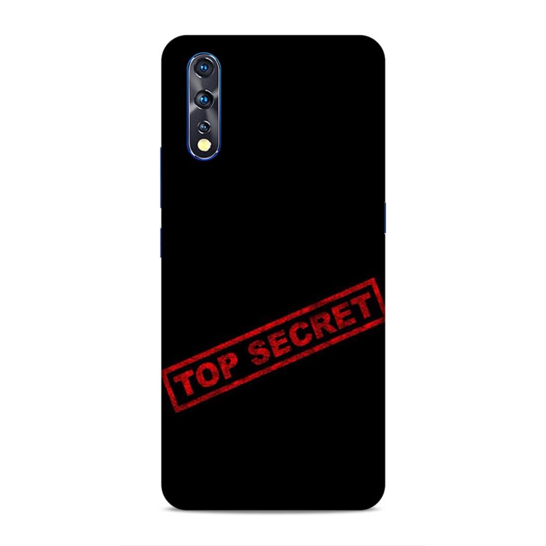 ND ENTERPRISE| 3D Designer Back Case Cover for VIVO Z1X | Top Secret with Black Background |