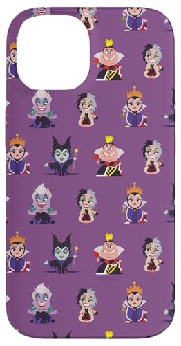 Disney Villanos Kawaii Púrpura Carcasa para iPhone 14