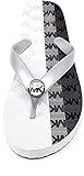  Michael Kors Colorblock Flip-Flops, für Damen, Silber/Grau, Silber (silberfarben/grau), 38 EU