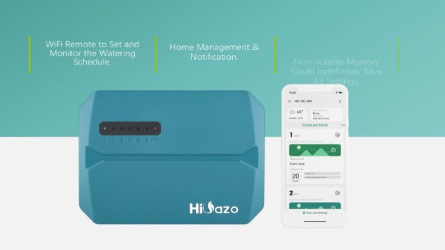 Amazon.com : HiOazo Smart Sprinkelr Controller 6 Zone, WiFi Indoor