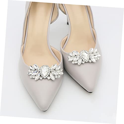 Pinces à chaussures décorations breloques nœuds de mariée Veemoon