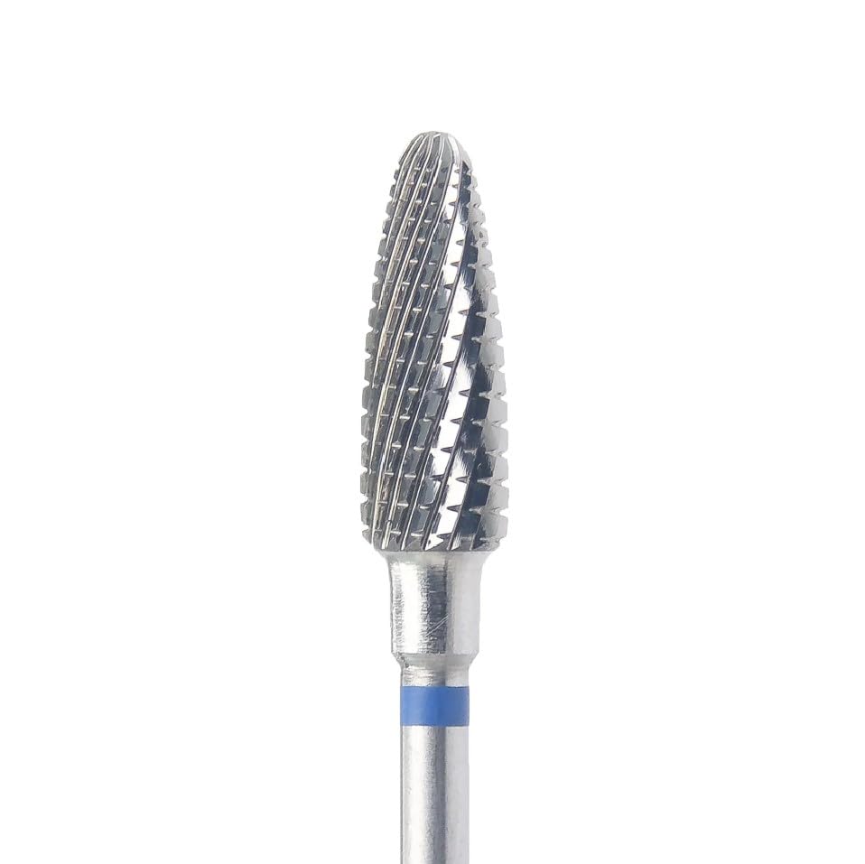 Russian bits Tungsten Carbide Nail Drill Bit TPAD-C 050-M – Corn Shape, Medium Cross Cut, Blue Band