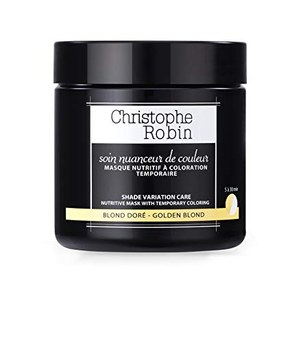 Christophe Robin Shade Variation Nutritive Mask with Temporary Coloring (Golden Blond) - 250 ml