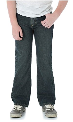 Wrangler Boys' Five Star Premium Denim Classic Boot Fit Jeans, Regular Fit (Medium Wash,Size 8, 10)