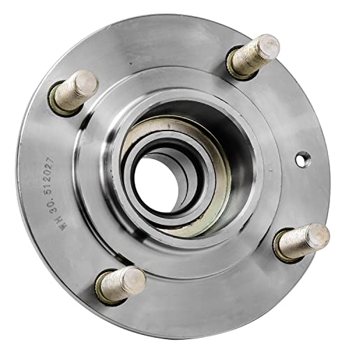 Image of Detroit Axle - Rear 2pc Wheel Bearing Hubs for Hyundai 1995-1996 Accent, 2 Wheel Bearing and Hubs Assembly Replacement