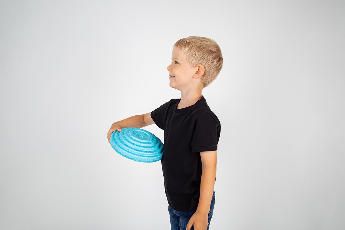 GOWI River Stones EPP Balance Steine Set, 12 Stück, Rutschfest und Leicht, Indoor/Outdoor Motorikspielzeug, Gleichgewichtstraining für Kinder