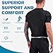 HAIYUE Men's Padded Compression Shirt Football Shoulder Pads & Rib Protector - Chest Guard for Adult/Youth Baseball Softball Rugby Basketball Protective Gear