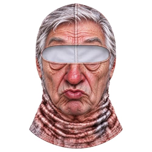 Christmas Masks for Adults 3D Funny Realistic Warm Velvet Ski Mask for Men - image 1