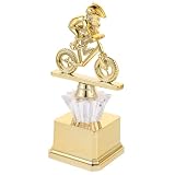 Inspirando a los jóvenes ciclistas: diseñado específicamente para competiciones infantiles, este trofeo de bicicleta sirve como una recompensa alentadora, brindando a los jóvenes ciclistas un símbolo tangible de sus logros, trofeo de premio pequeño, trofeos para juegos