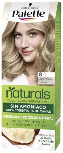 Schwarzkopf Palette Naturals Color Creme - Tono 8.1 cabello Rubio...