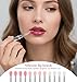 12Pcs Lip Mask Applicator, Small Silicone Lip Applicator Lips Balm Lipstick Gloss Brush Eyeshadow Brushes with Caps, Perfect for Makeup Beauty, Easy to Use & Carry, Multi-functional Tool