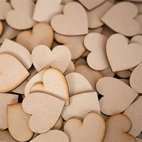 occasion heart shape pine wood mdf boards for art and craft - 2.5mm unfinished heart shaped wood slices for resin art, mandala art,pyrography, painting pack of 25 (3x3 inch)