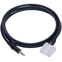 Mazda Aux in Music CD Interface Adapter Audio Jack Cable Lead Mp3 for Samsung Galaxy, HTC ONE, Huawei, Sony Xperia Lumia, LG Phone, iPod, MP3 Player to Mazda 6, 3, 5, 2, MX5, RX8, M6, M3, Besturn B70