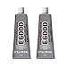 Eclectic Products 220011 2 Pack 3.7 oz. E-6000 High Viscosity Multi-Purpose Adhesive, Clear